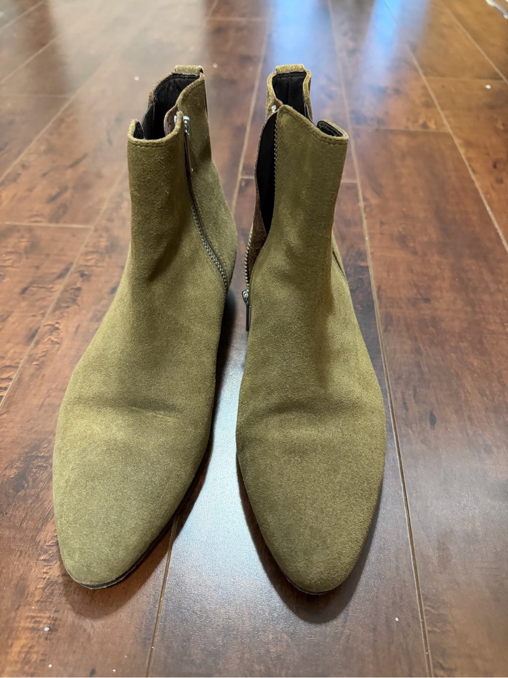 Isabel Marant Olive Suede Boots